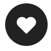 Heart icon symbolizing passion and care in website design